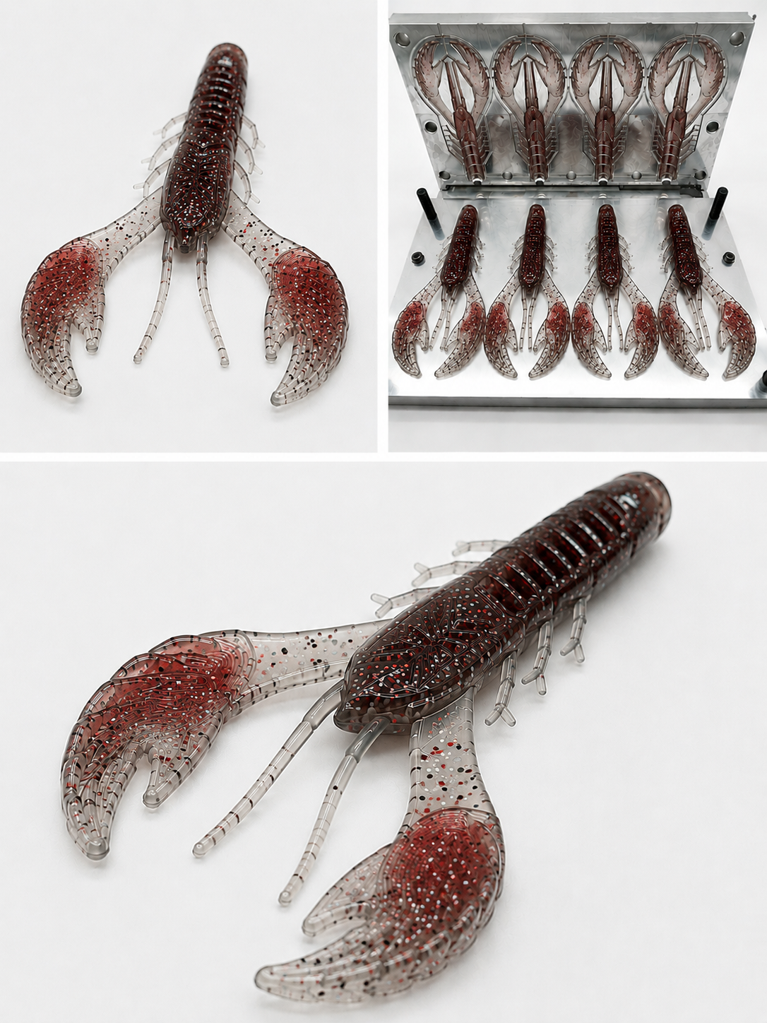 Dink Slayer Baits ~ 4.8" Combat Craw (8 count)